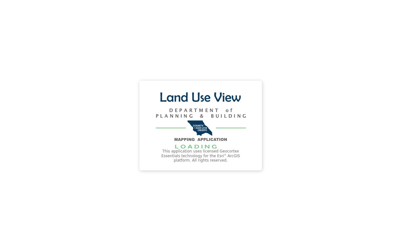 San Luis Obispo County people lookup in the LandUseView parcel map