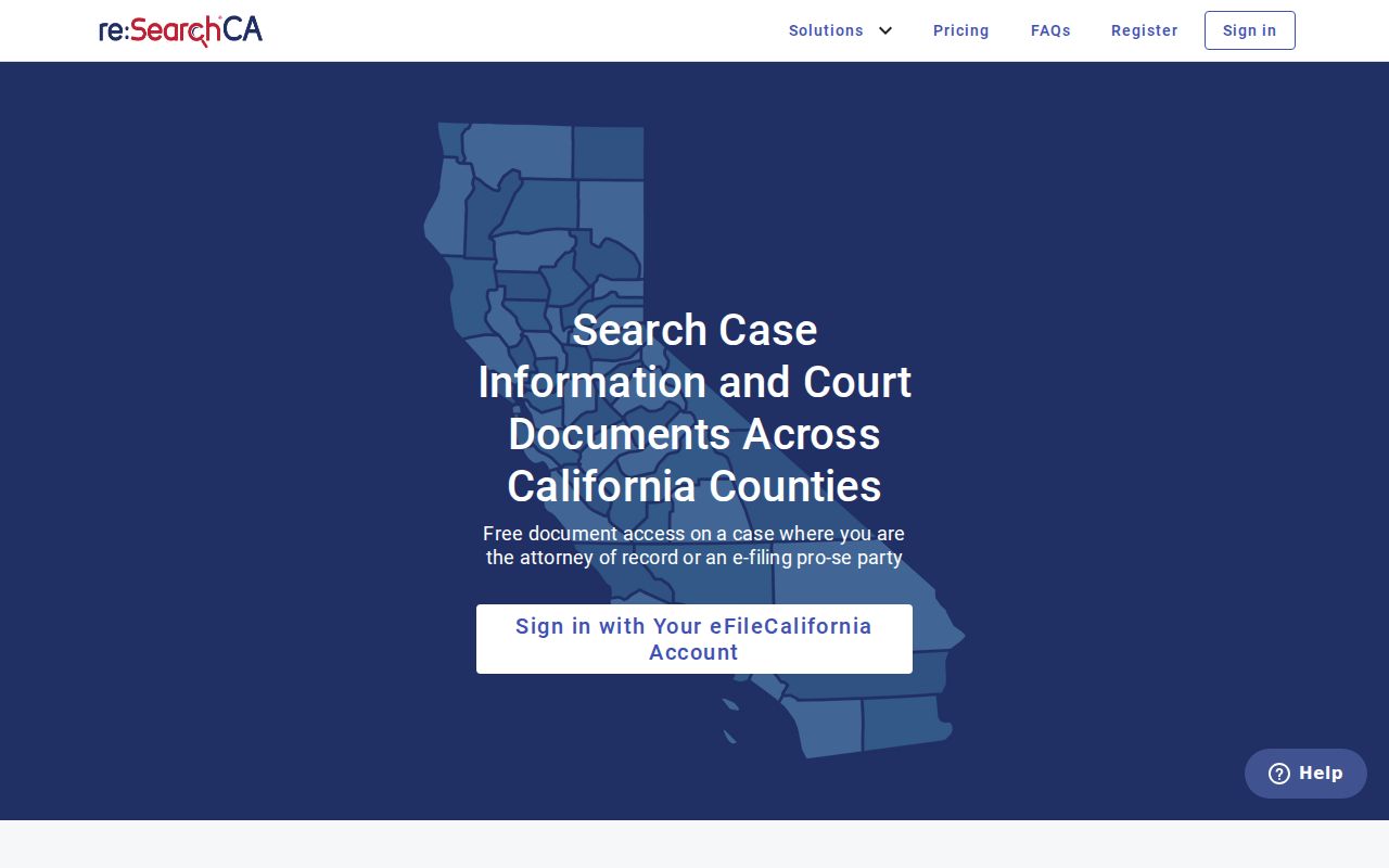 San Luis Obispo County court records lookup on re Search California